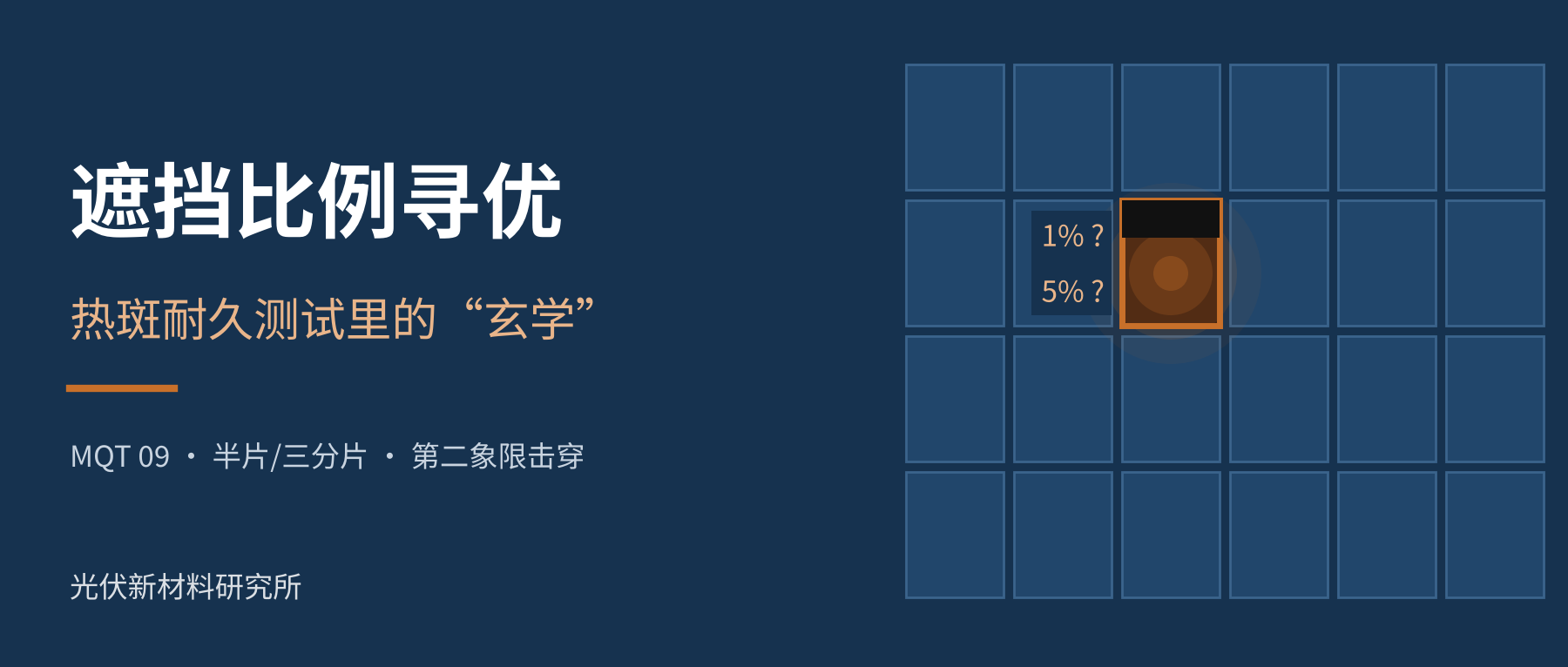 5%还是1%?热斑测试里,比步进更要命的是会“跑”的最坏点