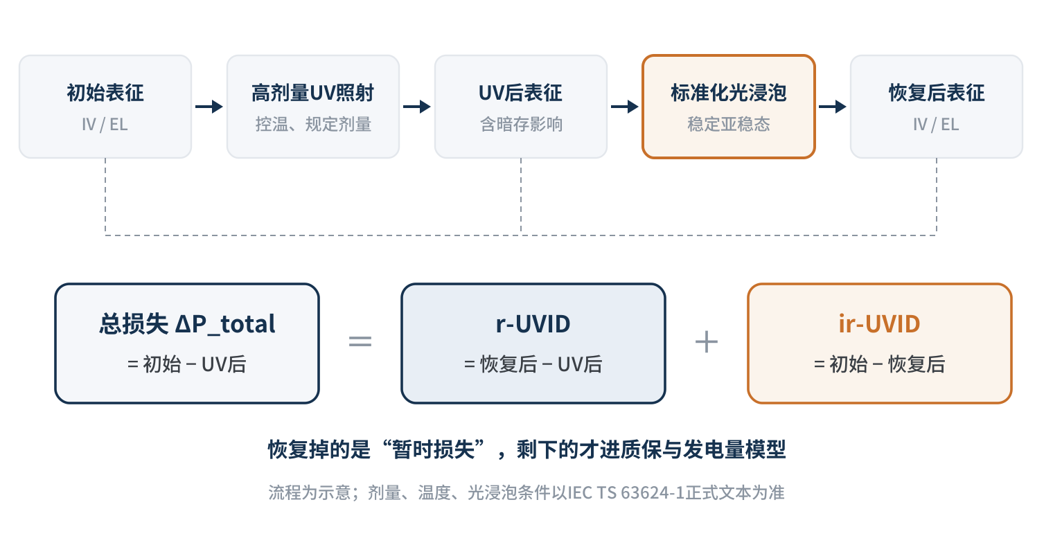 图2　区分r-UVID与ir-UVID的测试流程示意